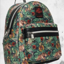 LOUNGEFLY Jurassic Park - Dinosaur Jungle Mini-Backpack 10 LOUNGEFLY Jurassic Park - Dinosaur Jungle Mini-Backpack -Mortem Horror Shop loungefly jurassic park bag