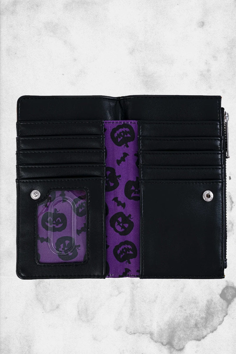 LOUNGEFLY Halloween Pumpkin Flap Wallet 5 LOUNGEFLY Halloween Pumpkin Flap Wallet - Image 3
