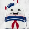 LOUNGEFLY Ghostbusters - Stay Puft Cosplay Mini-Backpack -Mortem Horror Shop loungefly stay puft mini backpack ghostbusters