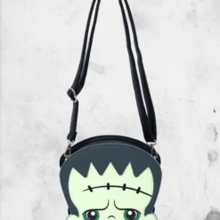 LOUNGEFLY Universal Monsters - Frankie And Bride Crossbody -Mortem Horror Shop loungefly universal monsters crossbody