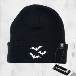 Luna Bats - Knit Beanie Hat