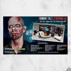 Resident Evil 2 - AllPro Zombie Kit 7 Resident Evil 2 - AllPro Zombie Kit -Mortem Horror Shop mehron zombie cosplay kit