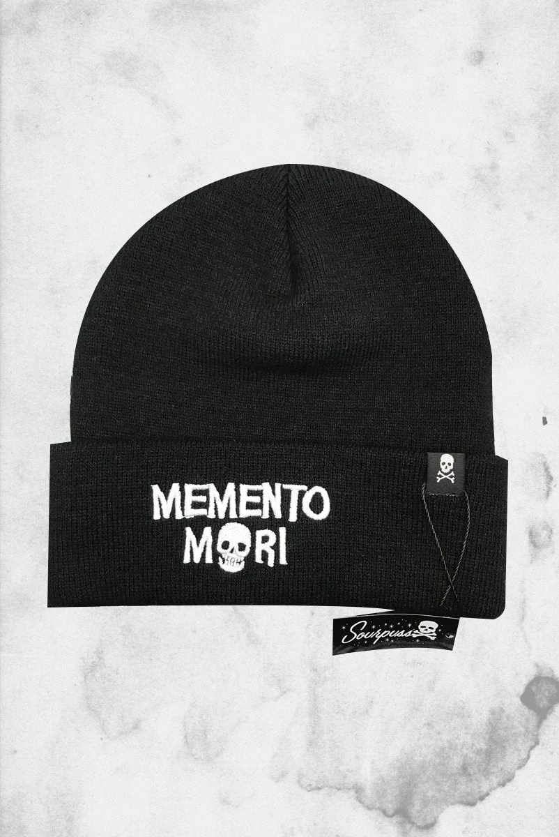 Memento Mori - Knit Beanie Hat 3 Memento Mori - Knit Beanie Hat