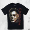 Halloween II - Myers Japanese T-Shirt -Mortem Horror Shop michael myers japanese shirt