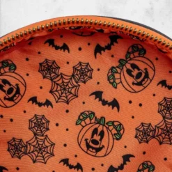 LOUNGEFLY Disney - Mick-O-Lantern Mini-Backpack -Mortem Horror Shop mickey halloween pumpkin bag disney