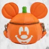 LOUNGEFLY Disney - Mick-O-Lantern Crossbody 2 LOUNGEFLY Disney - Mick-O-Lantern Crossbody -Mortem Horror Shop mickey mouse disneu pumpkin loungefly bag