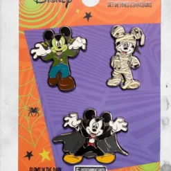 Disney - Mickey Halloween (Enamel Pin Set) -Mortem Horror Shop mickey mouse pin set halloween disney