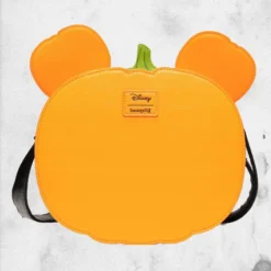 LOUNGEFLY Disney - Mickey Mouse Jack-O'-Lantern Crossbody Purse 9 LOUNGEFLY Disney - Mickey Mouse Jack-O'-Lantern Crossbody Purse -Mortem Horror Shop mickey mouse pumpkin disney halloween loungefly