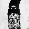 Little Monster Dog Hoodie 2 Little Monster Dog Hoodie -Mortem Horror Shop mommys little monster dog hoodie