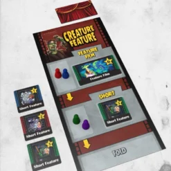 TRICK OR TREAT STUDIOS Creature Feature (Game) 9 TRICK OR TREAT STUDIOS Creature Feature (Game) -Mortem Horror Shop monster themed board game