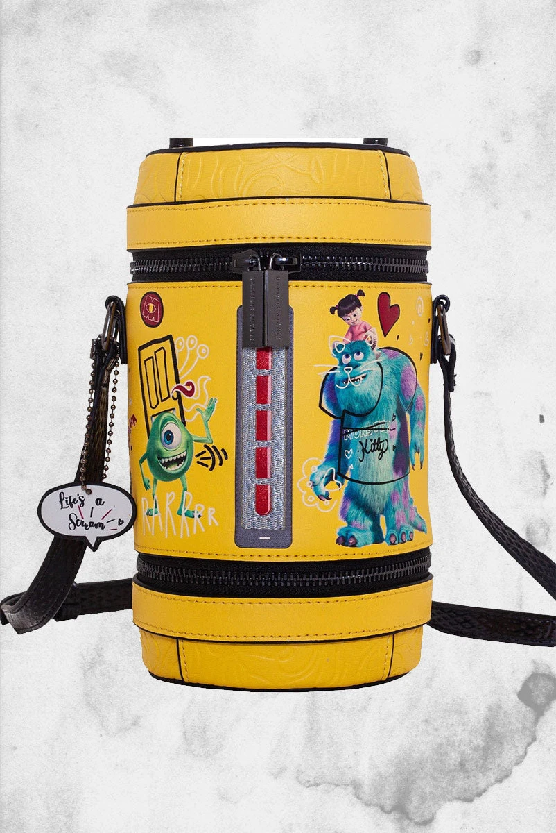 Monsters Inc - Laugh Tank Cylinder Crossbody Purse 3 Monsters Inc - Laugh Tank Cylinder Crossbody Purse