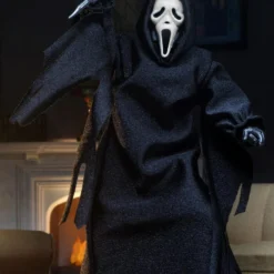 NECA Scream - Ghost Face Clothed Figure -Mortem Horror Shop neca clothed scream ghostface figure