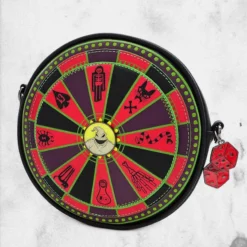 LOUNGEFLY Nightmare Before Christmas - Oogie Boogie Crossbody Purse -Mortem Horror Shop nightmare before christmas bag