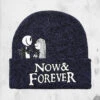 Bioworld The Nightmare Before Christmas - Jack & Sally Peek-a-Boo Beanie -Mortem Horror Shop nightmare before christmas beanie