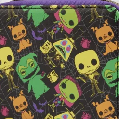 LOUNGEFLY Nightmare Before Christmas - Blacklight Wallet 7 LOUNGEFLY Nightmare Before Christmas - Blacklight Wallet -Mortem Horror Shop nightmare before christmas blacklight wallet