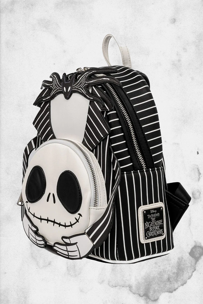 LOUNGEFLY Nightmare Before Christmas - Headless Jack Skellington Mini-Backpack 4 LOUNGEFLY Nightmare Before Christmas - Headless Jack Skellington Mini-Backpack - Image 2