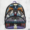 LOUNGEFLY Nightmare Before Christmas - Triple Pocket Mini-Backpack -Mortem Horror Shop nightmare before christmas triple backpack