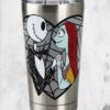 Bioworld The Nightmare Before Christmas - Jack & Sally Stainless Steel Cup