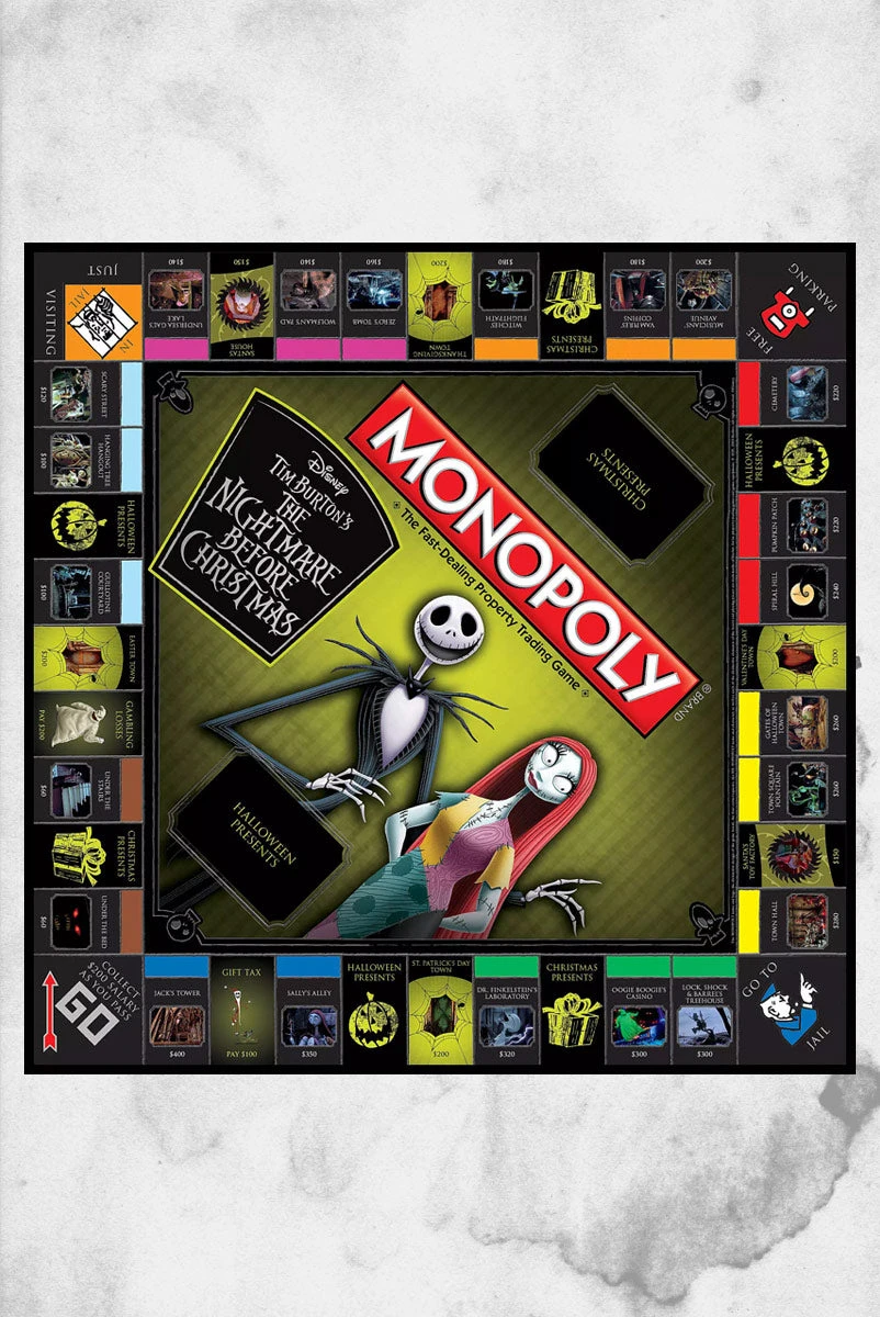 USAopoly The Nightmare Before Christmas - Monopoly 4 USAopoly The Nightmare Before Christmas - Monopoly - Image 2