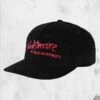 Bioworld A Nightmare On Elm Street - Corduroy Logo Hat -Mortem Horror Shop nightmare elm street hat logo black