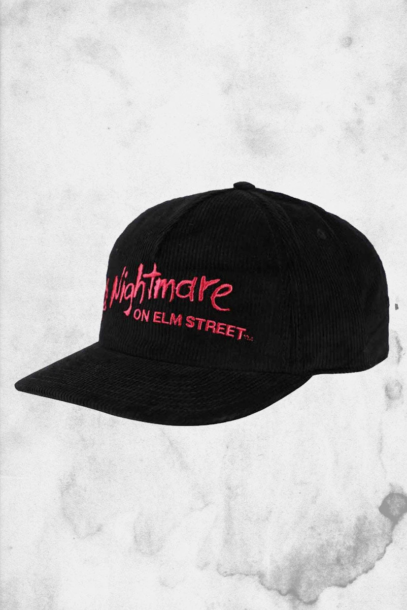 Bioworld A Nightmare On Elm Street - Corduroy Logo Hat 3 Bioworld A Nightmare On Elm Street - Corduroy Logo Hat
