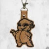 Oogie Boogie Keychain -Mortem Horror Shop oogie boogie brown keychain