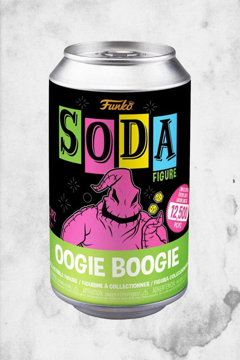 FUNKO Nightmare Before Christmas - Oogie Boogie Black Light - Soda Figure (Limited Edition) 6 FUNKO Nightmare Before Christmas - Oogie Boogie Black Light - Soda Figure (Limited Edition) - Image 4