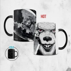 IT - Pennywise Derry Heat-Sensitive Mug -Mortem Horror Shop pennywise derry coffee mug