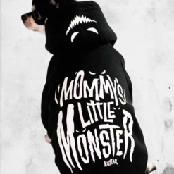 Little Monster Dog Hoodie -Mortem Horror Shop pet monster dog hoodie halloween costume