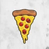 Skull Pizza (Enamel Pin) -Mortem Horror Shop pizza skull enamel pin