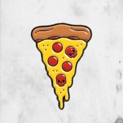 Skull Pizza (Enamel Pin)
