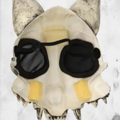 Cat Skull Mask -Mortem Horror Shop plastic skull cat mask