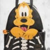 LOUNGEFLY Disney - Pluto Skellington (Glow-in-the-Dark) Mini-Backpack -Mortem Horror Shop pluto loungefly halloween bag