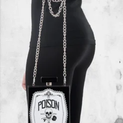 Pure Poison Clutch Purse -Mortem Horror Shop posion handbag killstar