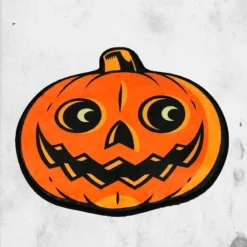 Classic Pumpkin Bath Mat