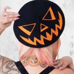 Pumpkin Beret Hat