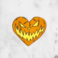 Pumpkin Heart (Enamel Pin)