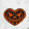Pumpkin Heart Glitter (Enamel Pin) -Mortem Horror Shop pumpkin heart enamel pin