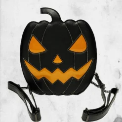 Shapeshifter - Pumpkin Jack Bag 16 Shapeshifter - Pumpkin Jack Bag -Mortem Horror Shop pumpkin sparkle purses halloween