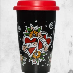Punk Rock Tumbler -Mortem Horror Shop punk rock cup