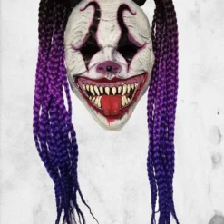 Poison - Fiberglass Resin Mask 9 Poison - Fiberglass Resin Mask -Mortem Horror Shop purple halloween clown mask