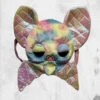 Sugarfueled Bat Rainbow Plush Bag 1 Sugarfueled Bat Rainbow Plush Bag -Mortem Horror Shop rainbow bat purse bag