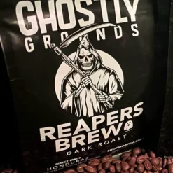Ghostly Grounds - Reapers Brew (Dark Roast Coffee) 5 Ghostly Grounds - Reapers Brew (Dark Roast Coffee) -Mortem Horror Shop reapers brew coffee
