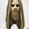 TRICK OR TREAT STUDIOS Rob Zombie - Hellbilly Deluxe Mask -Mortem Horror Shop rob zombie zombie halloween0mask