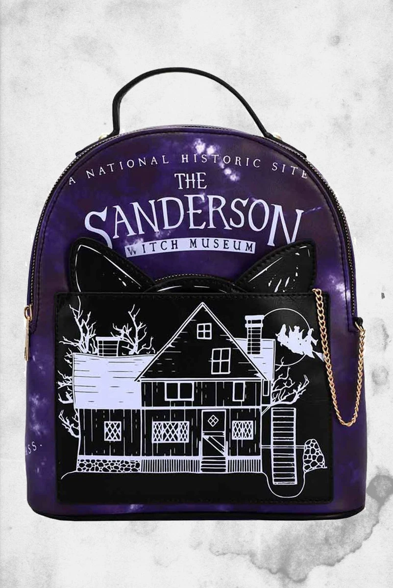 LOUNGEFLY Hocus Pocus - "The Sanderson Museum" Mini-Backpack 3 LOUNGEFLY Hocus Pocus - "The Sanderson Museum" Mini-Backpack