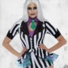 LEG AVENUE Beetlejuice Babe Costume Set 1 LEG AVENUE Beetlejuice Babe Costume Set -Mortem Horror Shop sexy beetlejuice costumes halloween