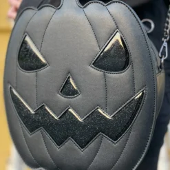Shapeshifter - Midnight Jack Bag 30 Shapeshifter - Midnight Jack Bag -Mortem Horror Shop shapeshifter pumpkin purse black white
