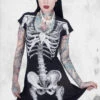 Skeleton Flare Dress