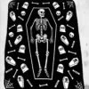 Skeleton Throw Fleece Blanket 1 Skeleton Throw Fleece Blanket -Mortem Horror Shop skeleton horror fleece blanket