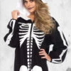 LEG AVENUE Skeleton Kigurumi Onesie 1 LEG AVENUE Skeleton Kigurumi Onesie -Mortem Horror Shop skeleton onsie halloween